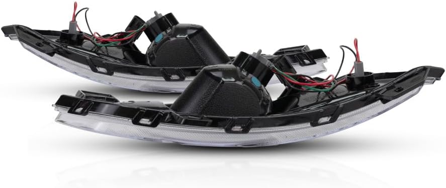 CarLights360: For Chevy Traverse Signal/Corner Light 2009 10 11 2012 Pair Driver and Passenger Side Front w/Bulbs DOT Certified Replaces GM2520194 + GM2521194