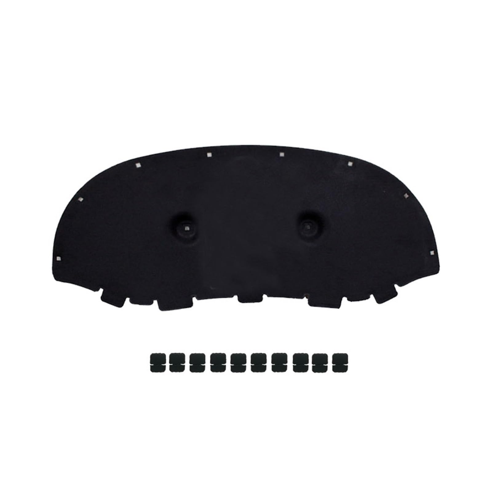 Wuqqxxqcm Black B Compatible For Skoda Kodiaq 2017- 2022 Front Engine Hood Insulation Cotton Pad Soundproof Heat Insulation Mat Cover Auto Accessories(Black B)