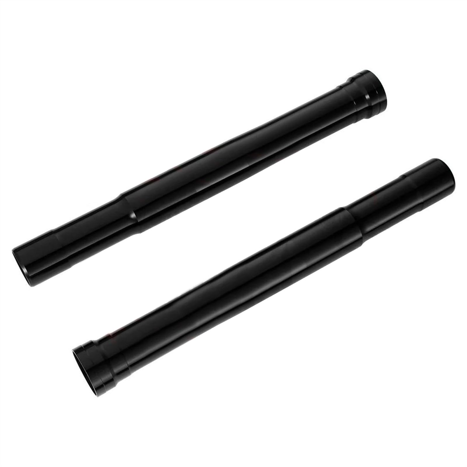 Amazon.co.jp: 黒フロントフォークアウターチューブパイプペア