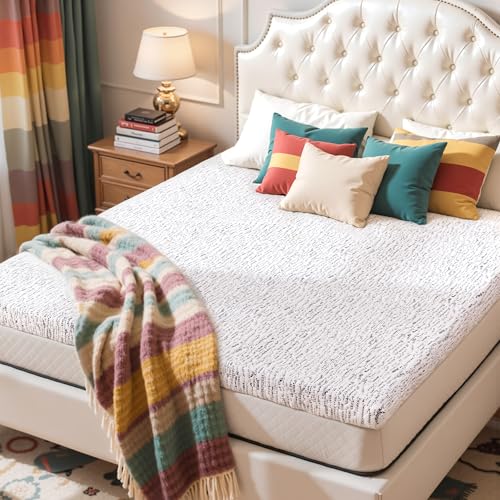CHUN YI Mattress Topper Full, 3 Inch Memory Foam Mattress Topper, Double Bed Topper with Removable Washable Cover, Soft Mattress Pad for Pressure Relief, CertiPUR-US Certified
