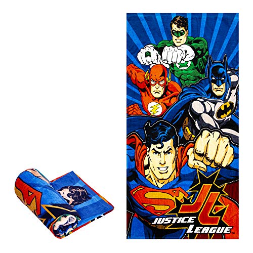 JPI Beach Towel - Justice League Power - Oversized 60" x 30"