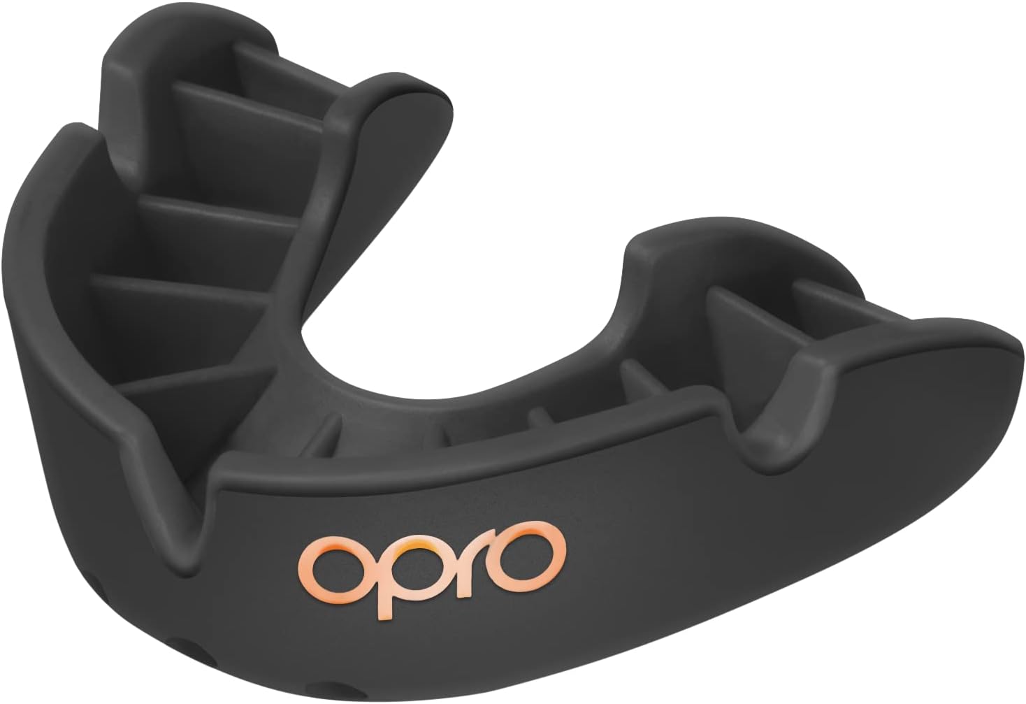 OPRO Bronze Level Adult and Youth Sports Mouthguard with Case and Fitting Device, Gum Shield for Hockey, Lacrosse, Rugby, MMA, Boxing and Other Contact and Combat Sports