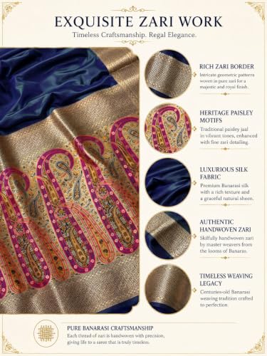 KASHI BUNKAR zari woven silk saree – image 7