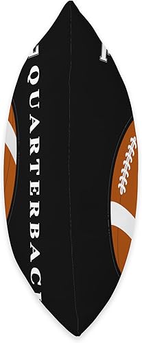 Miniatura 2 de Football Quarterback QB Vertical Logo Throw Pillow, 18x18, Multicolor