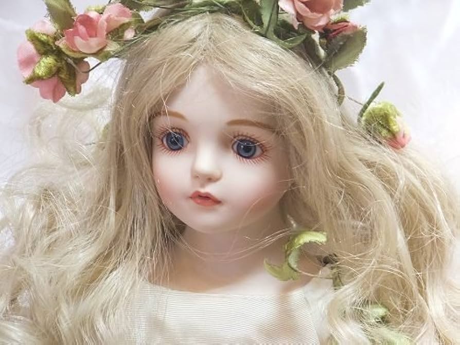 Amazon.co.jp: 若月まり子 ビスクドール「フェリシア:ピンク