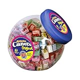Canel's 4-Piece Gum Pack Jar in Original Flavors - Peppermint, Spearmint, Cinnamon, Fruit, Blueberry, Violet, and Menthol, 300 Count
