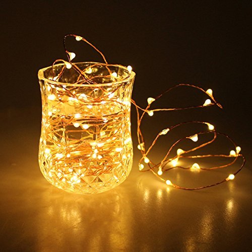 MINDRISERS Copper String Led Light 3M 30 LED Battery Operated Wire Decorative Fairy Lights Diwali Christmas Festival (Colour May Vary)