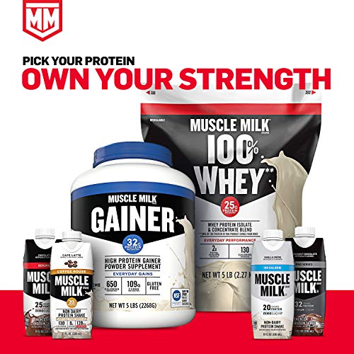 Muscle Milk 100% Whey Protein Powder, Chocolate, 25g Protein, 5 Pound - Image 7