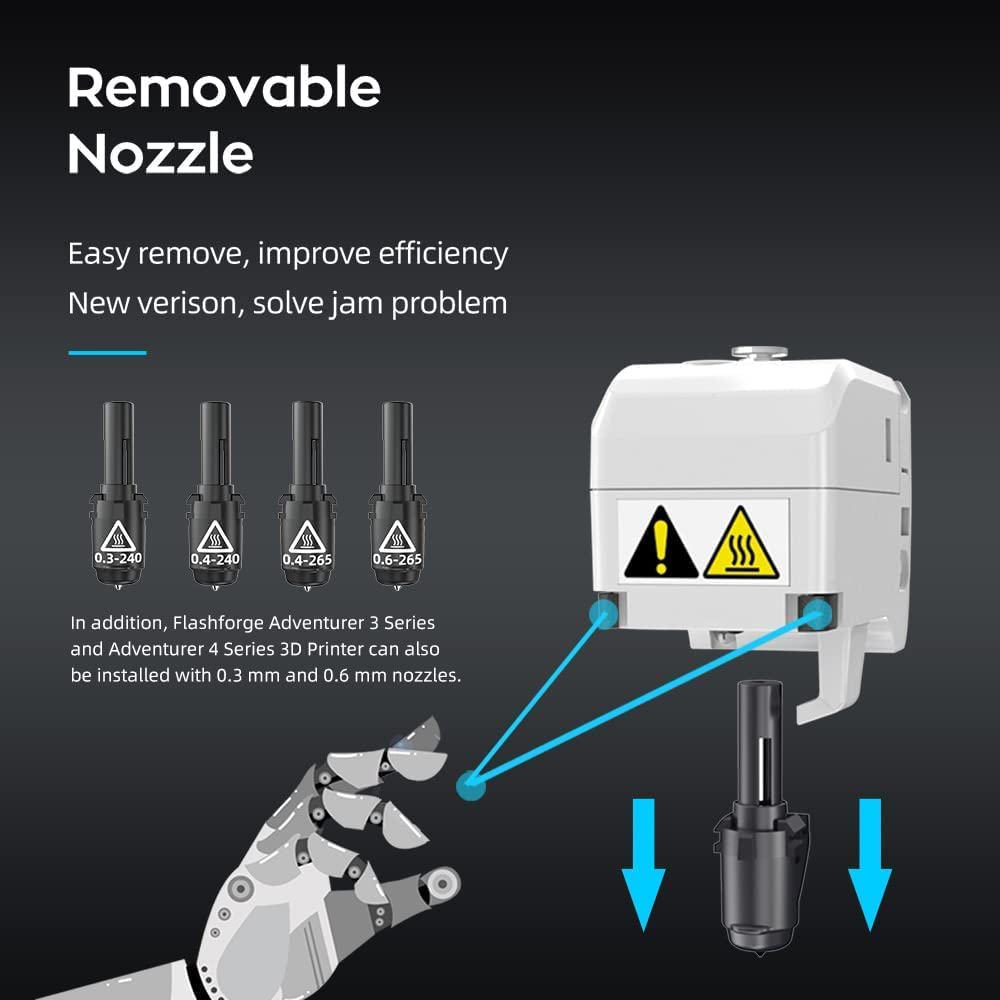 Amazon.co.jp: FLASHFORGE Adventurer 3 完全組み立て式押出機キット  