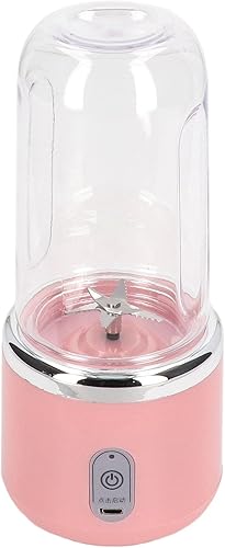 Miniatura 3 de Exprimidor portátil de 10.1 fl oz, 6 cuchillas, recargable, pequeño vaso doméstico para estudiantes, taza multifuncional automática para jugo de