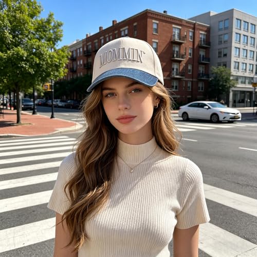 Image of Womens Trucker Hat|Best Mom Ever Embroidery Adjustable Hat for Women from Daughter Son