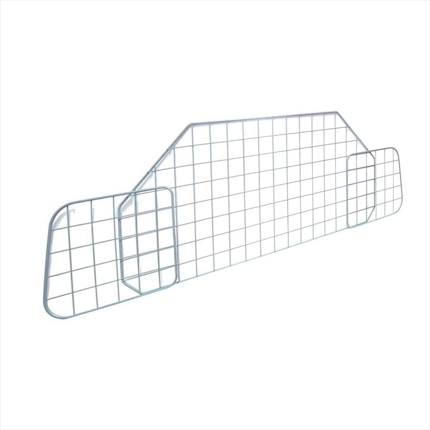 UKB4C Mesh Dog Guard Universal Fitting Car Headrest Travel Grill - Adjustable Pet Safety Barrier Rear Boot Attachments