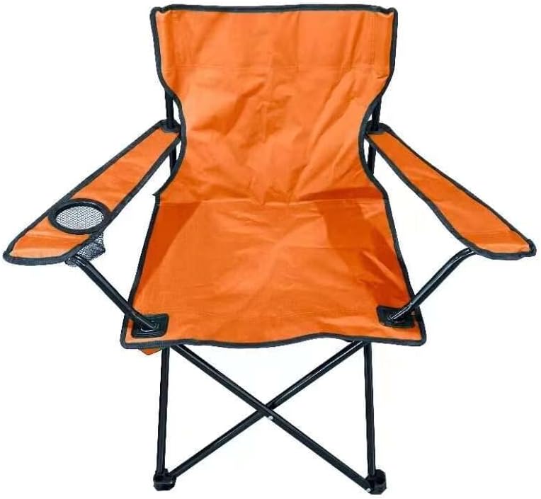 Vencier Folding Camping Chair  Outdoor Portable Garden Chair, Lightweight Design Lounger Seat with Cup Holder  Ideal for Summer to go Beach, Sun Bathing, Fishing, Parties, Trips and BBQs (Blue)