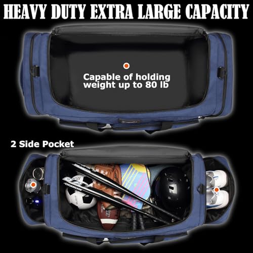 Image of 130L Extra Large Duffle Bag for Men, Heavy Duty Large Duffle Bag for Travel