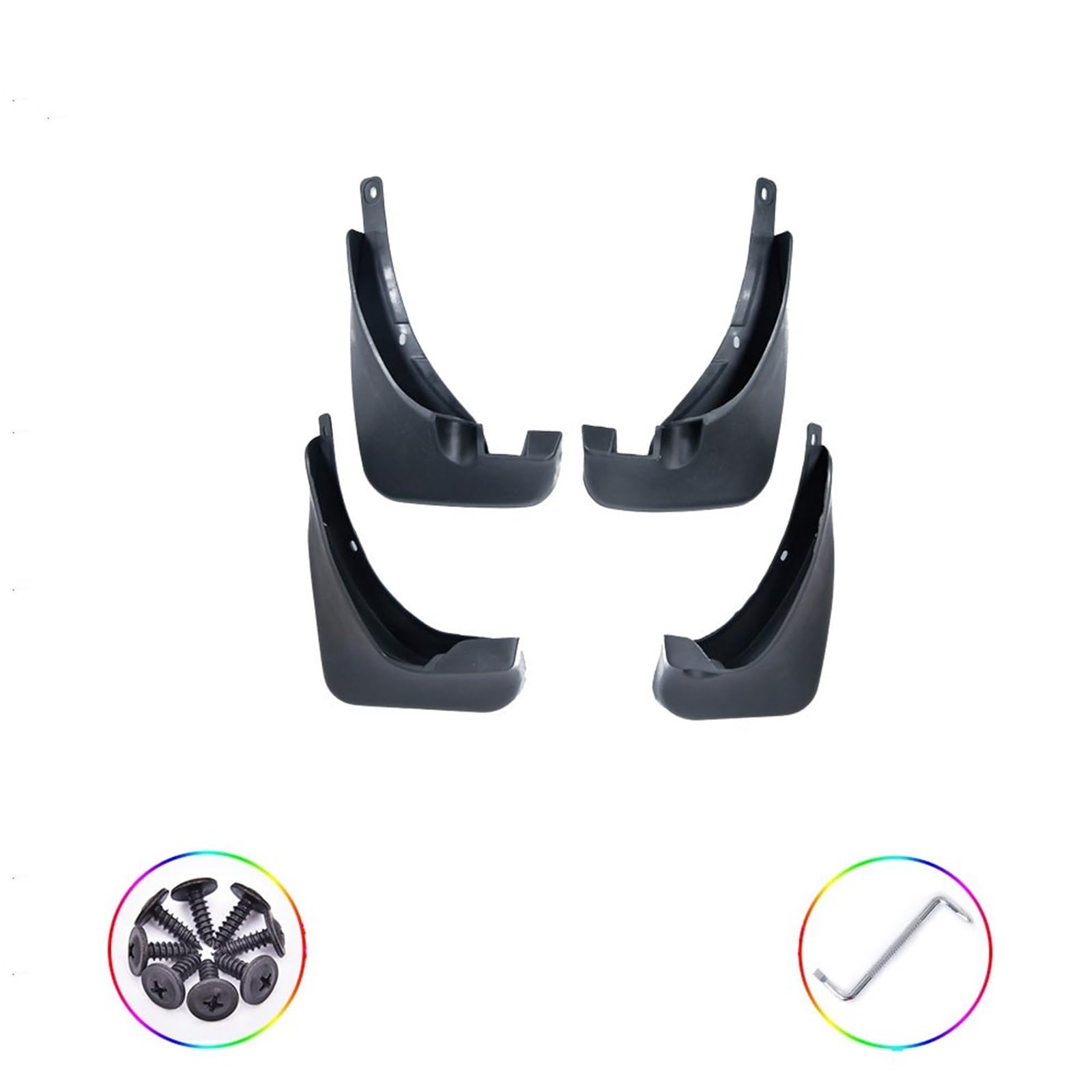 XINYUNBBG Bavette Voiture pour Toyota Yaris Cross 2023 2024, Avant Arrière Anti-éclaboussures
