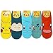Pokemon Go Japanisch Animation Charakter Knöchel Socken 5 Paaren - Pikachu, Ivysaur, Charmander, Snorlax, Squirtle Sneakersocken