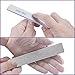 100/180 Grit Nail File (6 Pack), Emery Board Nail Files for Acrylic Nails and Natural Nails, Double Sided Emory Boards Professional Nail Filer Reusable Washable Manicure Square Gray