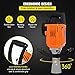 Mophorn 3600W Electric Demolition Hammer Heavy Duty Concrete Breaker 1400 RPM Jack Hammer Demolition Drills with Flat Chisel Bull Point Chisel
