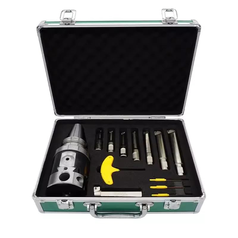 Nuovo Set di Utensili for alesatura NBH2084, Testa for alesatura fine, portautensili BT40 + 8 Barre di alesatura da 20 mm, Campo di alesatura 8-280 mm