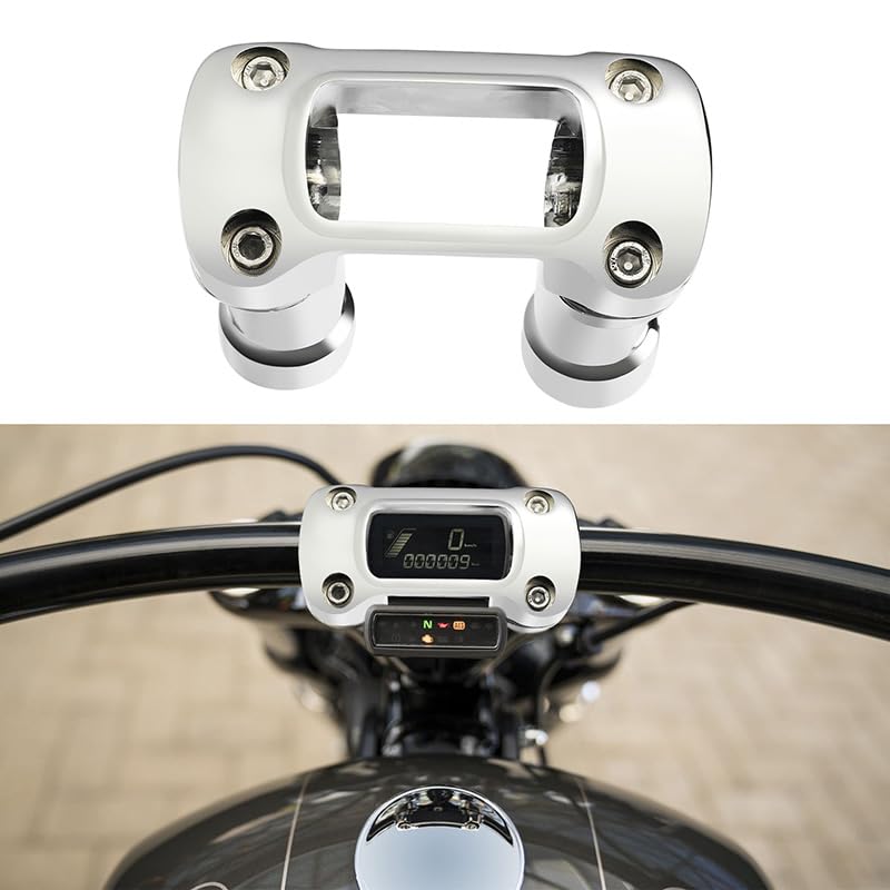 Abrazadera Elevadora de Manillar de 4 Pulgadas que Corrige la Postura en Harley FXBB 5