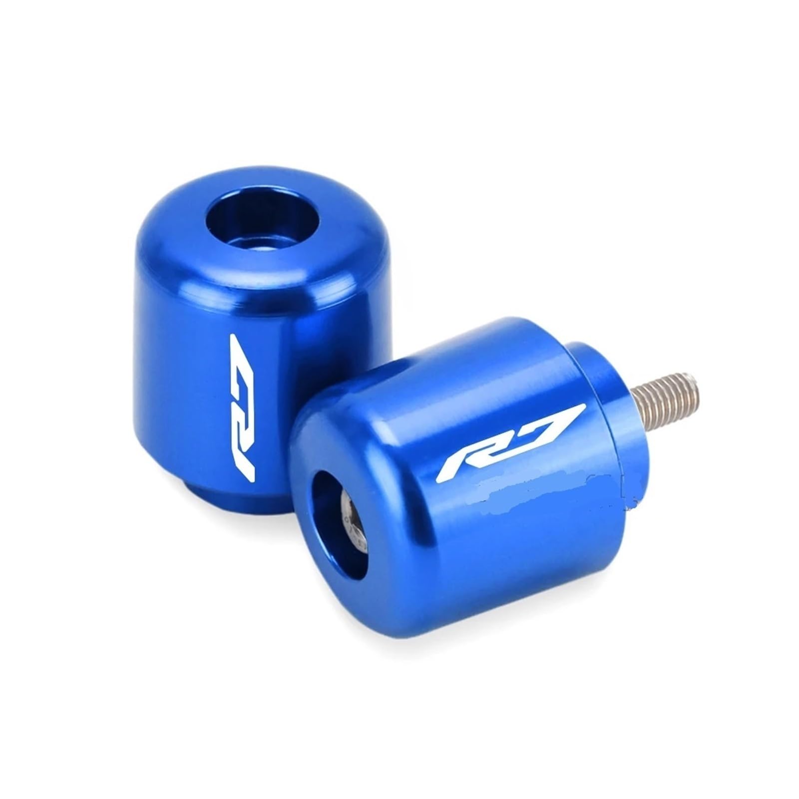 Bilancieri manubrio moto Tappi di estremità del manubrio per YAM&AHA YZF R7 YZFR7 2021-2024 Accessori per motocicli Tappi per impugnatura manubrio estremità del manubrio pesi Slider(Color:Blue)