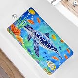 Alfombrilla de baño antideslizante de 70 x 40 cm, alfombrillas de ducha