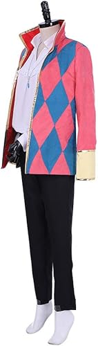 Miniatura 2 de Men's Anime Jacket Coat Cosplay Costume with Necklace Full Set