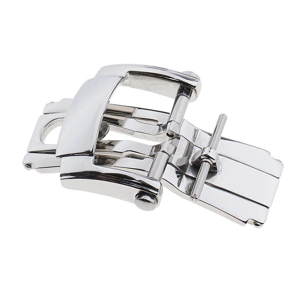 LOOM TREE® Stainless Steel Butterfly Deployment Clasp Watch Buckle for Leather Strap | Authentic Collectors Piece | Rare Collectible | 1 Piece Watch Butterfly Buckle (B0CWLBX5ZH) Amazon Price History, Amazon Price Tracker