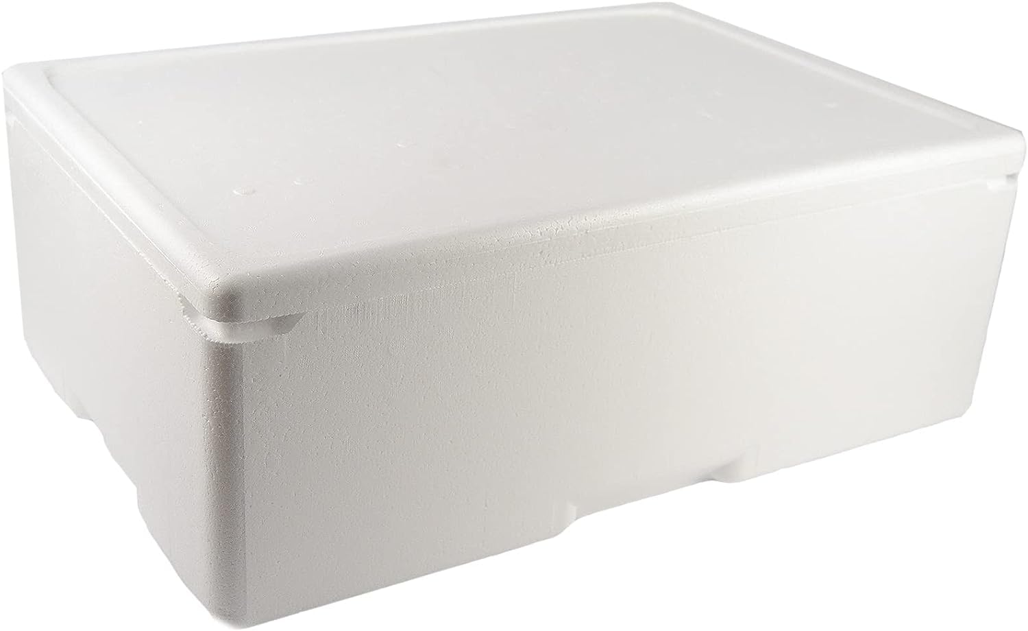 PZ 4 SCATOLA TERMICA GRANDE BIANCA RETTANGOLARE 54 X 36 ALTA20 cm + COPERCHIO CASSA MAXI LARGE