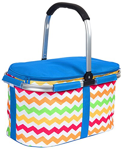 Maypole Heldere zomer bier koeler picknick zakken geïsoleerde picknick hamper Trolley strand tassen