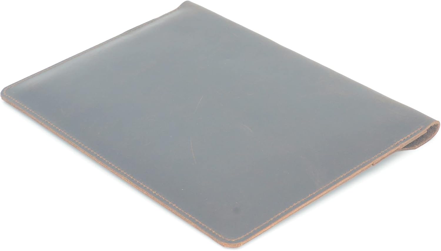 Compatible with iPad Pro 12.9" M1 (2018 2020) Handmade Leather Sleeve Case 02 Darkbrown