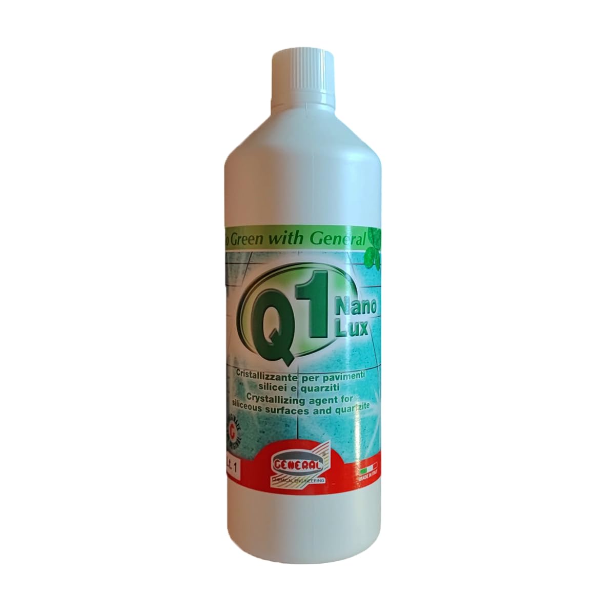 Q1 NanoLux - Cristalizador profesional para suelos de cuarzo y sílice, tratamiento nanotecnológico, efecto brillante