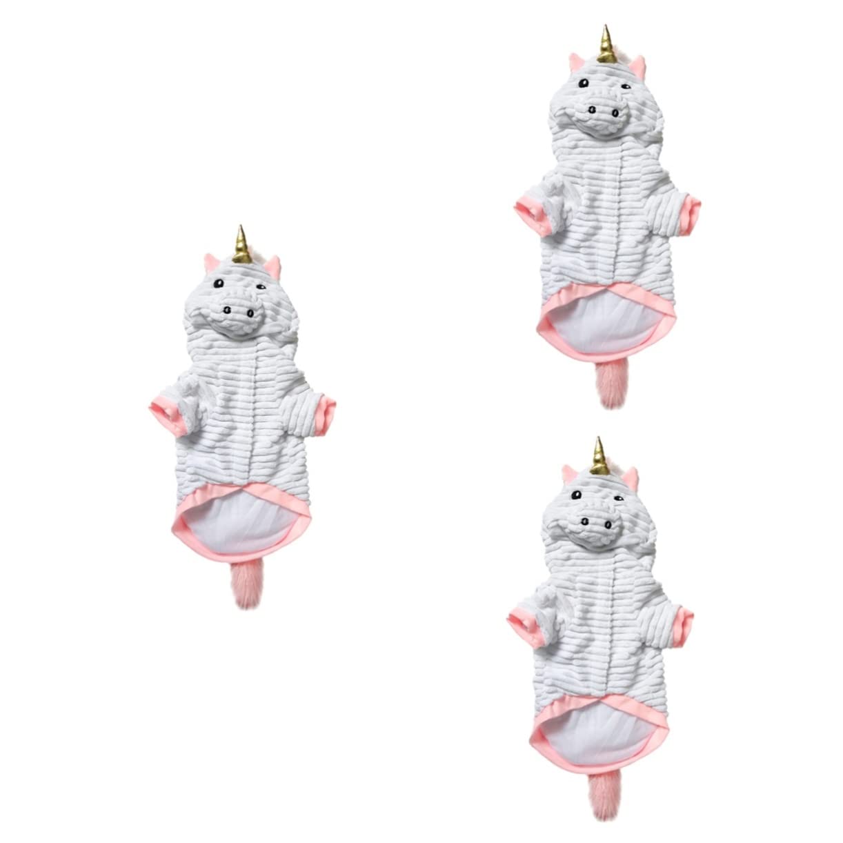 Manteau de tissu de fête marrant à motif corne de cheval pour chat et chien