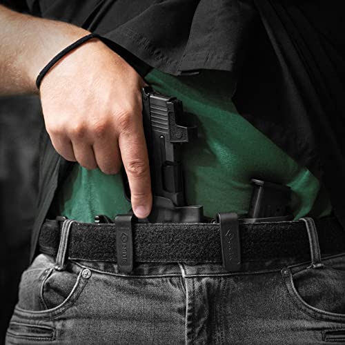 Gritr Iwb Appendix Carry Kydex Right Hand Gun Holster Compatible With Sig Sauer P365 With Magazine Holder, Open Bottom, Optic Cut, Adjustable Retention #TOP5