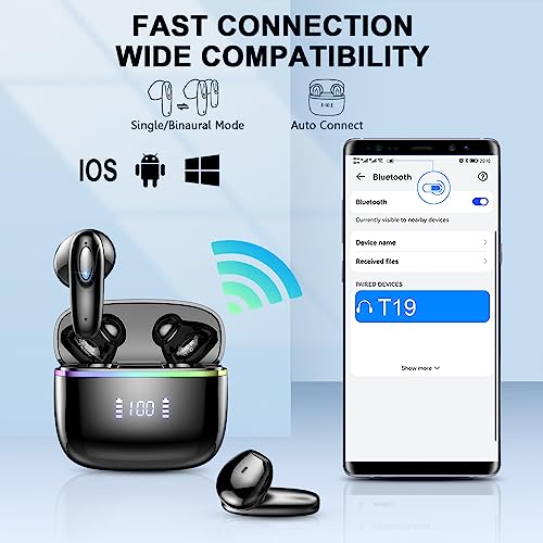 Auriculares-Inalambricos-Auriculares-Bluetooth-53-con-HD-Microfono-Estereo-Cancelacion-de-Ruido-Cascos-Inalambricos-Bluetooth-40H-Auriculares-In-Ear-con-Pantalla-LED-Tipo-C-IP7-Impermeable-Negro