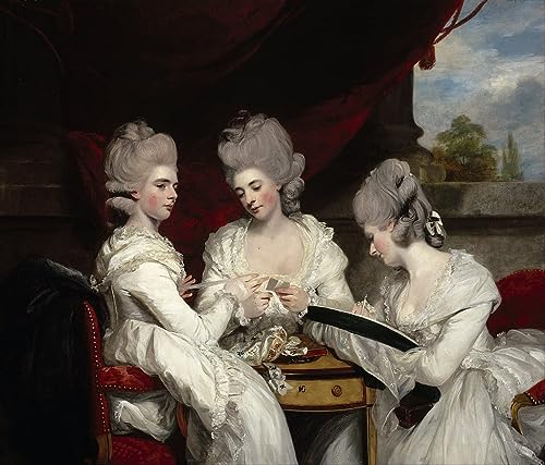 Toile Peinture Murale les Dames Waldegrave de Joshua Reynolds 60x90cm