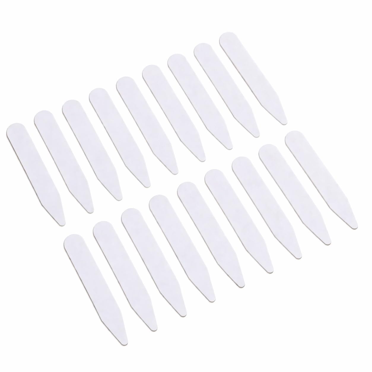 SYMKARD- White Plastic Collar Stays, Collar Stiffeners for Dress Shirts, Universal Fit, Compatible with Most Collar Styles-image-37