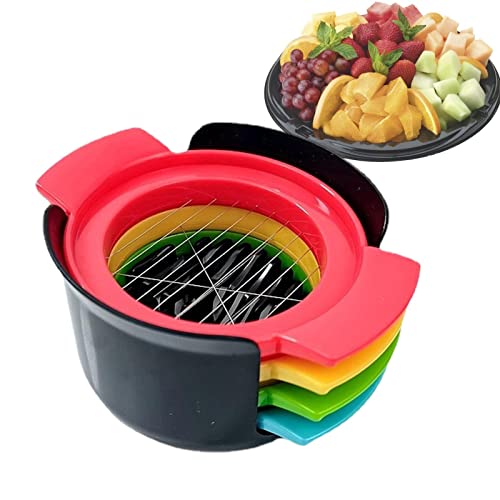 huevos compacto, huevos hervidos ABS 4 en 1, frutas acero inoxidable resistente, fresas multifuncional apto para viajes, picadora huevos para