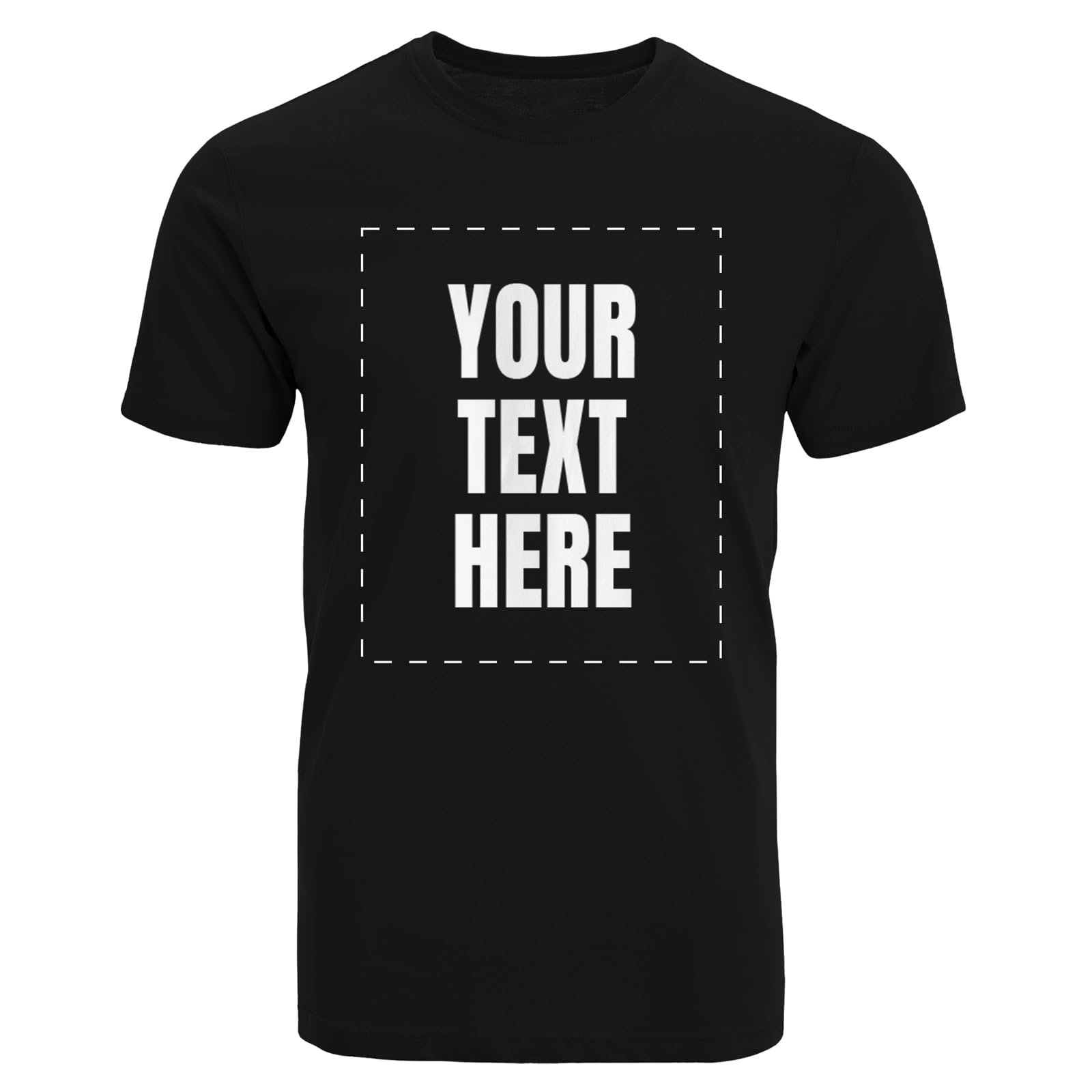 GotPrintCustom Shirt for Men, Women, Add Your Own Text Personalized T Shirts, Customizable Shirt Front/Back Soft Graphic Tee