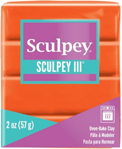Sculpey III - Clay para hornear en horno (solo naranja) disponible en Yaxa Peru