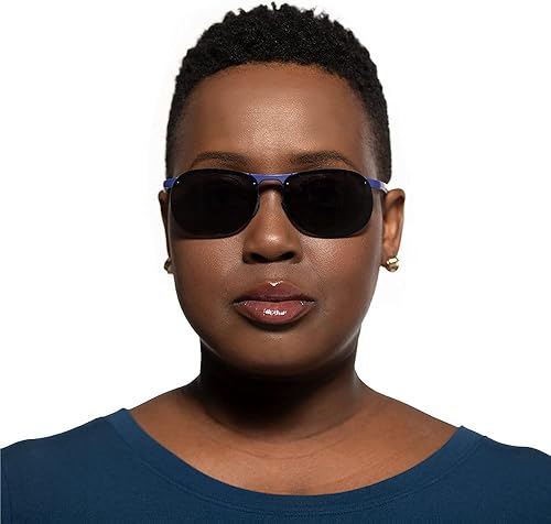 Miniatura 4 de VITENZI Gafas de sol bifocales TR90 Semi Rimless Reading Sun Tinted Glasses con lectores - Como