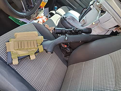 Rifle Buttstock, Adjustable Tactical Cheek Rest Pad Ammo Pouch With 7 Shells Holder For Hunting Shooting #TOP5