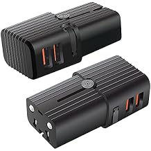 Dual Universal USB Adapter Works for LG G5 Speed H858 for Worldwide Power and Travel Between US/EU/CN/AUS/NZ/UK