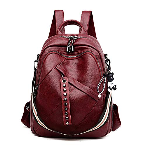 Occasione: Multiuso Convertibile Tre modi diversi di indossarlo per diverse occasioni. Puoi facilmente utilizzarlo come zaino casual, borsa elegante con manico superiore o borsa a spalla speciale senza dover rimuovere la cinghia. Borsa da viaggio alla moda, perfetta per il fine settimana, borsa universitaria, molto elegante per lo shopping o le attività all'aperto.