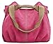 Z-joyee Women's Ladies Casual Vintage Hobo Canvas Daily Purse Top Handle Shoulder Tote Shopper Handbag Satchel Bag