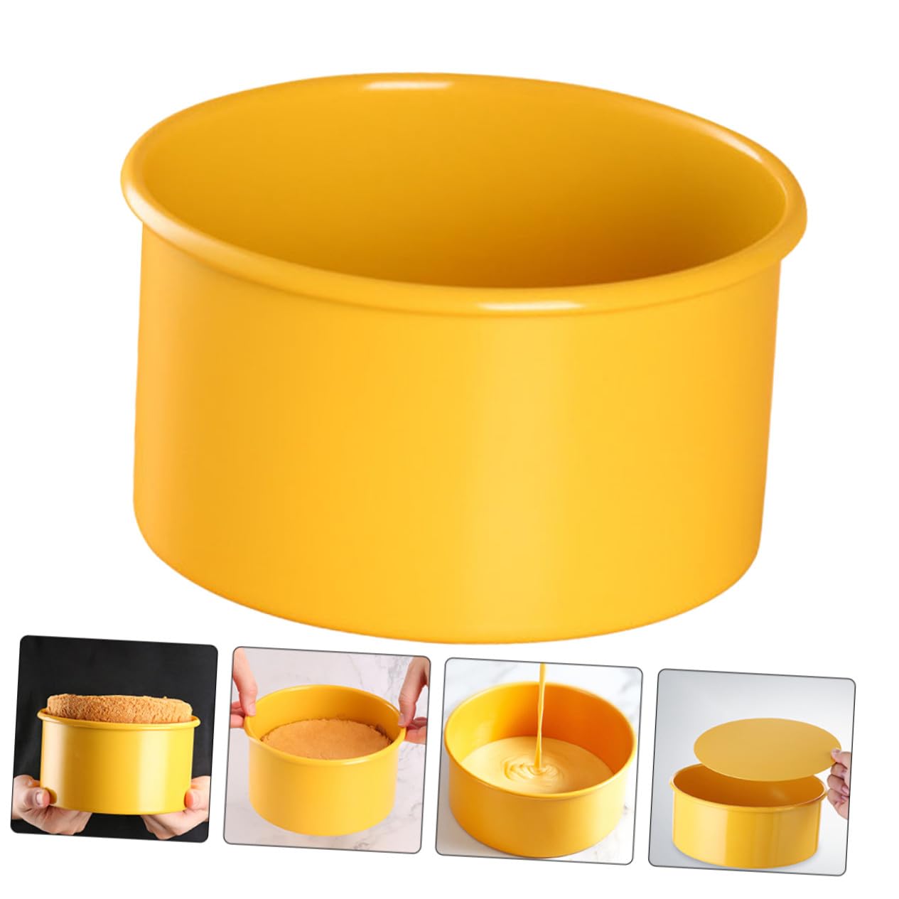 Molde para Tartas Redondo Antiadherente de Molde para Bizcochos Horno Práctico y Ligero Bandeja de Horno Doméstica para Postres y Tartas