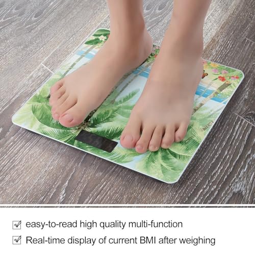 Báscula Digital de Baño Tropical Plants con Pantalla LED miniatura 5