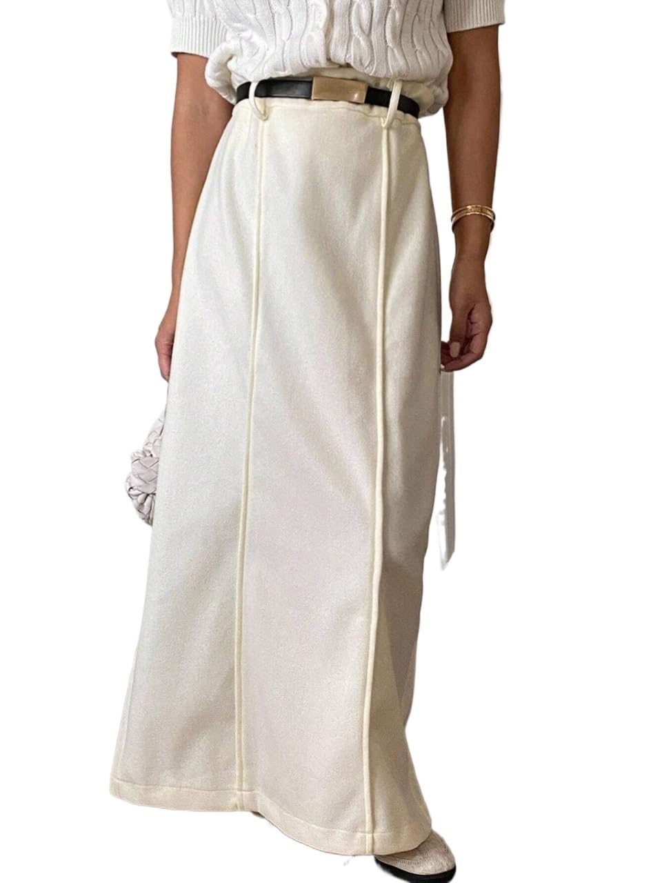 Womens Trendy Skirt Elegant Long Skirt Fall Clothing
