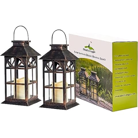 SteadyDoggie Flickering Solar Lanterns 2 Pack Cover