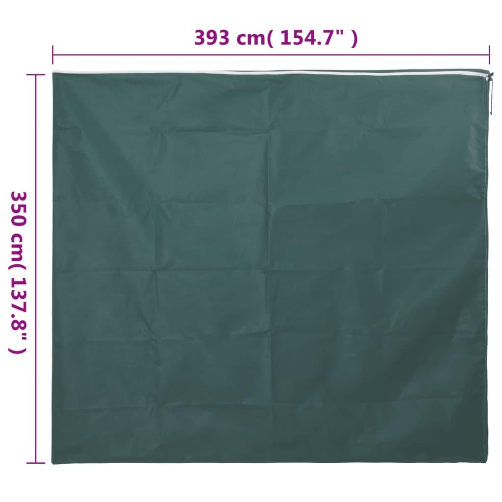 vidaXL Kaptury ochronne z suwakiem, 4 szt., 70 g/m² 3,93x3,5 m